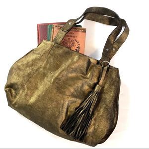 Banana Republic Gold Tote Bag